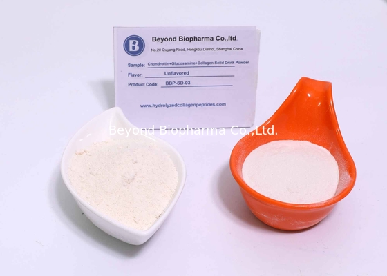 El sólido Unflavored modificado para requisitos particulares bebe el polvo que contiene la condroitina/Gluocsamine/el colágeno